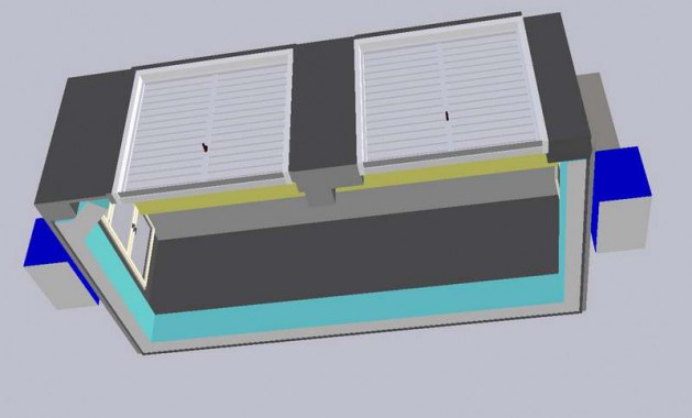 Камера окраски для кабин электровозов SPK-12.6.5 г. Невьянск