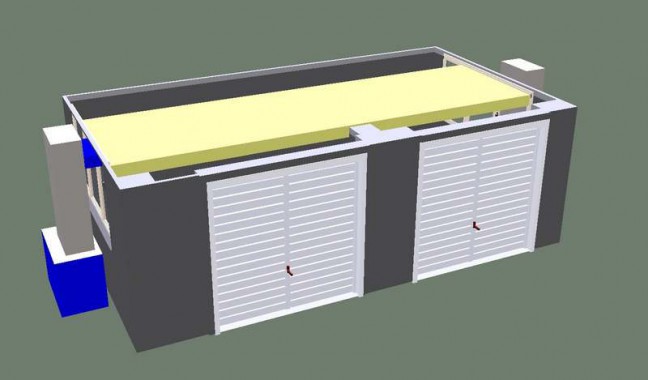 Камера окраски для кабин электровозов SPK-12.6.5 г. Невьянск