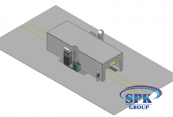 Окрасочно-сушильная камера для металлоконструкций SPK GROUP