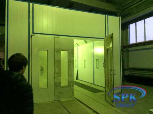 Окрасочно-сушильная камера для металлоконструкций SPK GROUP