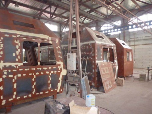 Камера окраски для кабин электровозов SPK-12.6.5 г. Невьянск