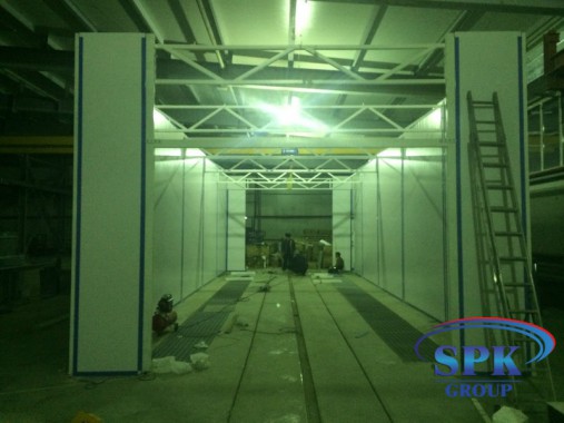 Окрасочно-сушильная камера для металлоконструкций SPK GROUP