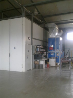 Покрасочная камера SPK для окраски грузовых машин Volvo