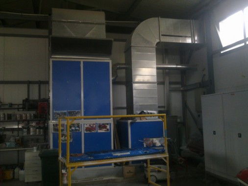 Покрасочная камера SPK для окраски грузовых машин Volvo