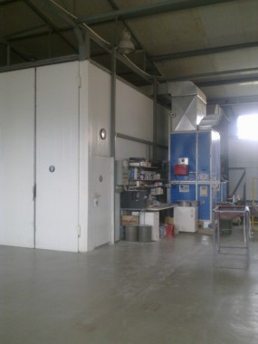 Покрасочная камера SPK для окраски грузовых машин Volvo