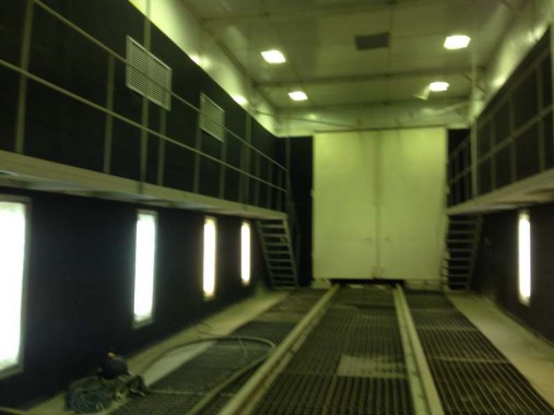 Покрасочно-сушильная и дробеструйная камера для РЖД