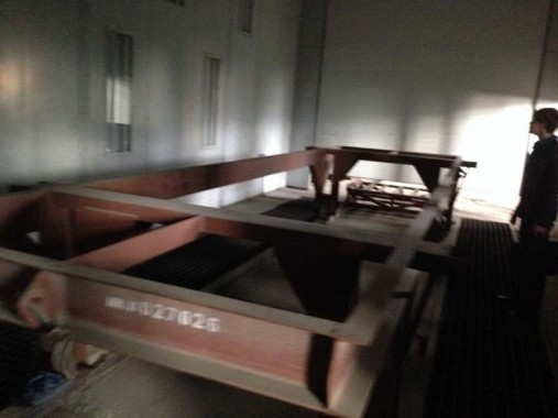 Покрасочно-сушильная и дробеструйная камера для РЖД