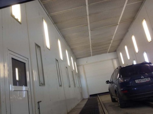 Покрасочно-сушильная и дробеструйная камера для РЖД