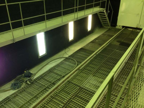 Покрасочно-сушильная и дробеструйная камера для РЖД