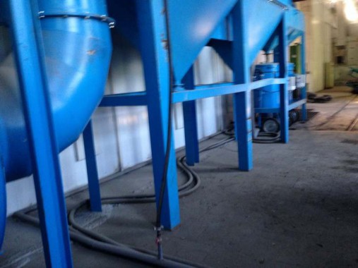 Покрасочно-сушильная и дробеструйная камера для РЖД