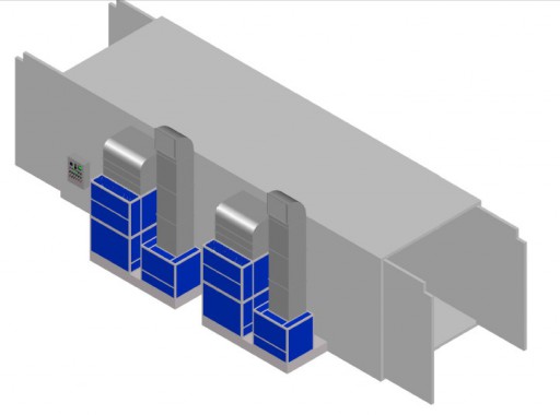 Модернизация покрасочно-сушильной камеры для военной техники SPK GROUP