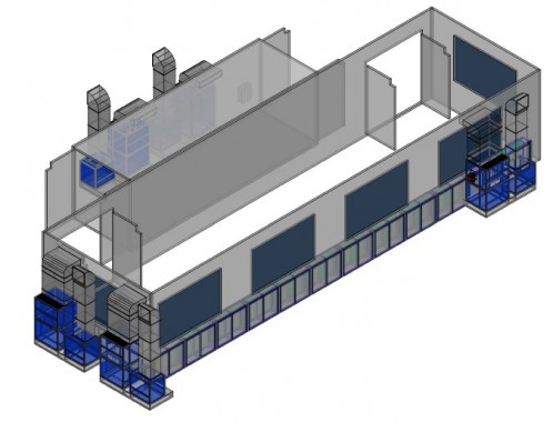 Модернизация покрасочно-сушильной камеры для военной техники SPK GROUP