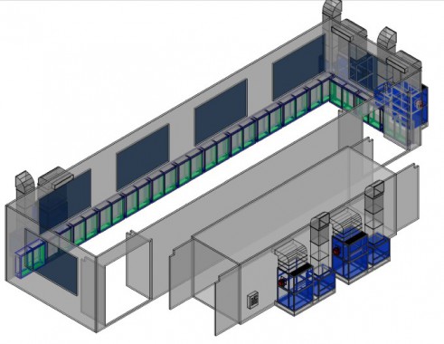 Модернизация покрасочно-сушильной камеры для военной техники SPK GROUP