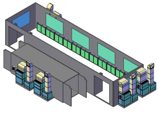 Модернизация покрасочно-сушильной камеры для военной техники SPK GROUP