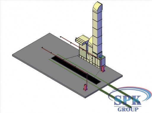 Окрасочно-сушильная камера тупикового типа SPK GROUP 