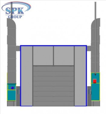 Окрасочная проходная камера для троллейбусов SPK-22.6.5 Окрасочная проходная камера для троллейбусов SPK GROUP