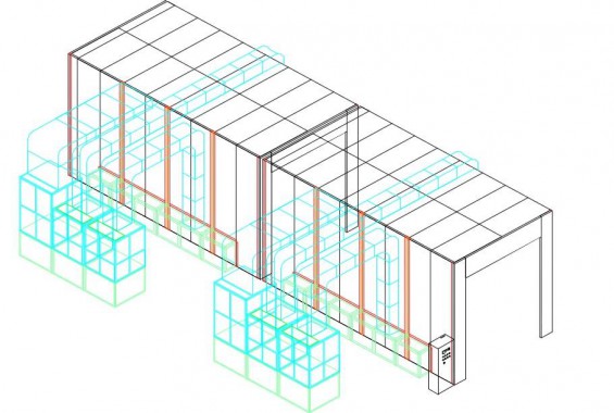 Окрасочно-сушильная камера тупикового типа SPK-22.5.5 Россия Проект тупиковой камеры окраски SPK GROUP для грузовиков