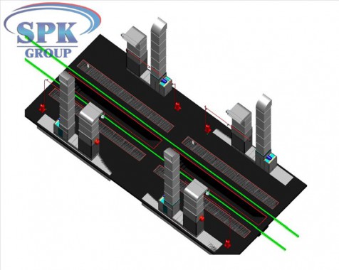 Проходная покрасочно-сушильная камера для сельскохозяйственной техники SPK-20.6.5 Проходная покрасочно-сушильная камера для сельскохозяйственной техники SPK GROUP