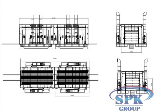 Проходная покрасочно-сушильная камера для сельскохозяйственной техники SPK-20.6.5 Проходная покрасочно-сушильная камера для сельскохозяйственной техники SPK GROUP
