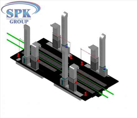 Проходная покрасочно-сушильная камера для сельскохозяйственной техники SPK-20.6.5 Проходная покрасочно-сушильная камера для сельскохозяйственной техники SPK GROUP