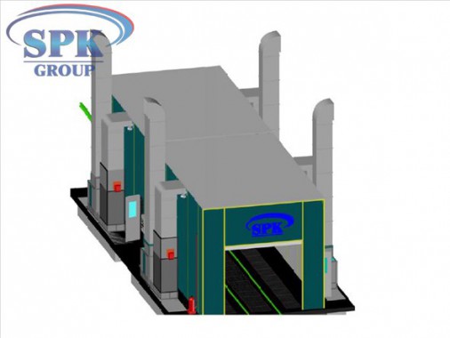 Проходная покрасочно-сушильная камера для сельскохозяйственной техники SPK-20.6.5 Проходная покрасочно-сушильная камера для сельскохозяйственной техники SPK GROUP