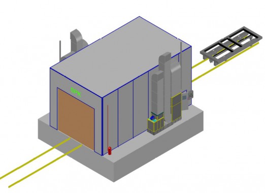 Промышленная подготовительная камера для спецтехники SPK GROUP
