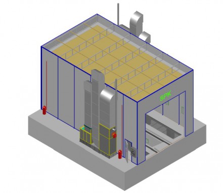 Промышленная подготовительная камера для спецтехники SPK GROUP