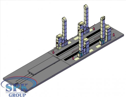 Окрасочно-сушильная камера тупикового типа SPK GROUP