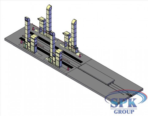 Окрасочно-сушильная камера тупикового типа SPK GROUP
