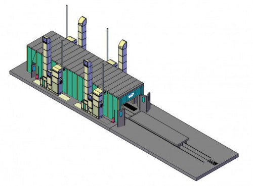 Окрасочно-сушильная камера тупикового типа SPK GROUP