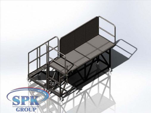 Передвижная обслуживающая площадка Передвижная обслуживающая площадка SPK GROUP