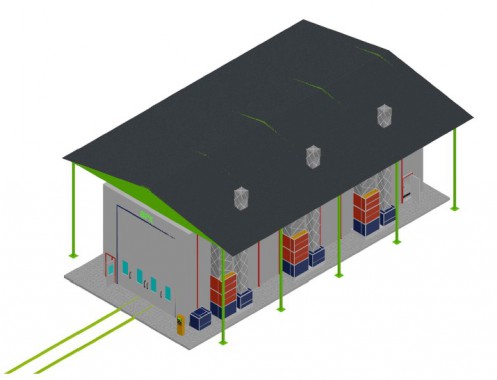 Покрасочно-сушильная камера для вагонов в уличном исполнении SPK GROUP