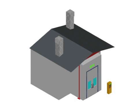 Подготовительная камера под навесом SPK-7.3.5 Подготовительная камера под навесом SPK GROUP