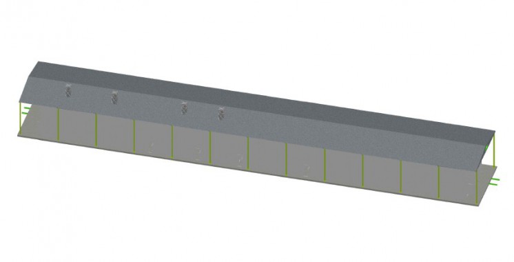 Камера для подготовки и окраски калийных вагонов уличного исполнения SPK GROUP