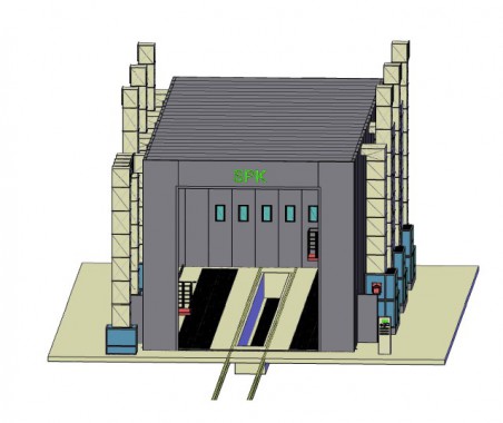 Покрасочно-сушильная камера уличной установки для цистерн SPK 24x8x7 Покрасочно-сушильная камера уличной установки для цистерн SPK GROUP