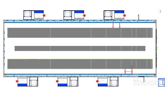 Покрасочно-сушильная камера уличной установки для цистерн SPK 24x8x7 Покрасочно-сушильная камера уличной установки для цистерн SPK GROUP