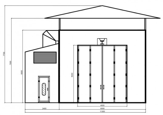 Камера окраски уличного типа совмещенная с дробеструйной SPK GROUP