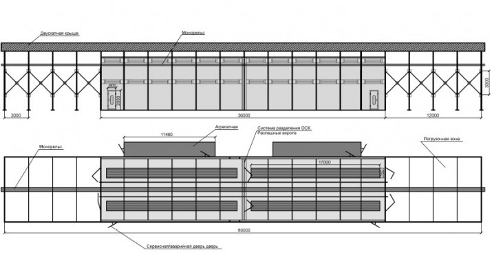 Камера окраски уличного типа совмещенная с дробеструйной SPK GROUP