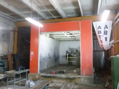 Демонтаж окрасочной камеры Демонтаж окрасочной камеры