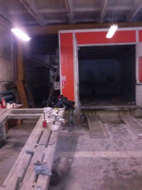 Демонтаж окрасочной камеры Демонтаж окрасочной камеры