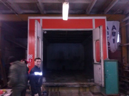 Демонтаж окрасочной камеры Демонтаж окрасочной камеры