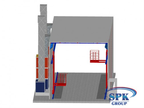 Окрасочно-сушильная камера для блочных конструкций SPK GROUP