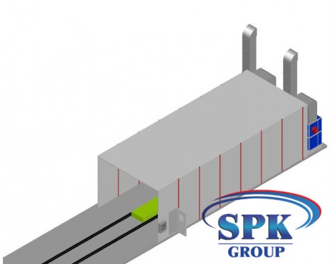 Окрасочно-сушильная камера для металлоконструкций SPK GROUP