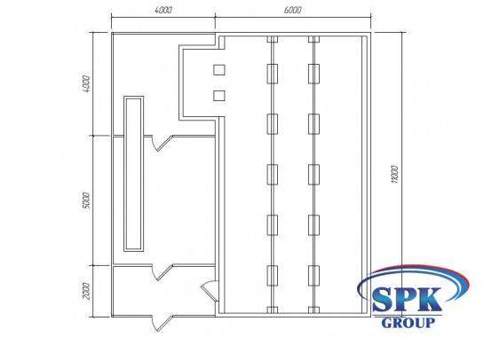 Окрасочно-сушильная камера тупикового типа SPK GROUP