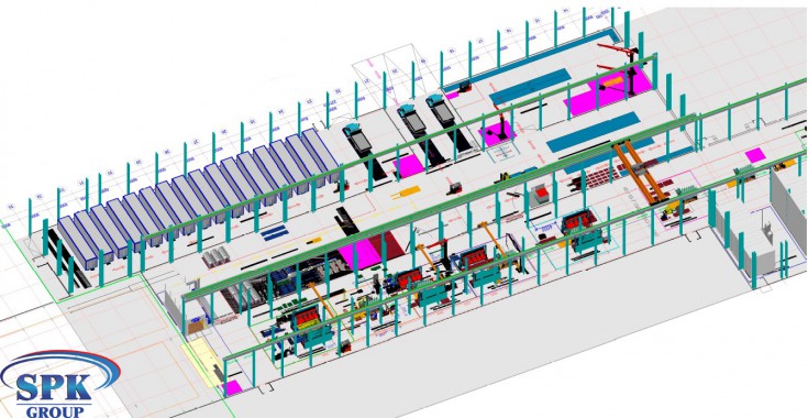 SPK GROUP Проект Завода по производству дизельных двигателей для локомотивов
