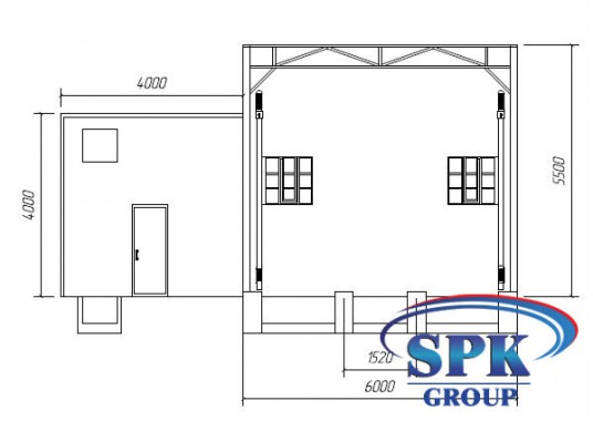 Окрасочно-сушильная камера тупикового типа SPK GROUP