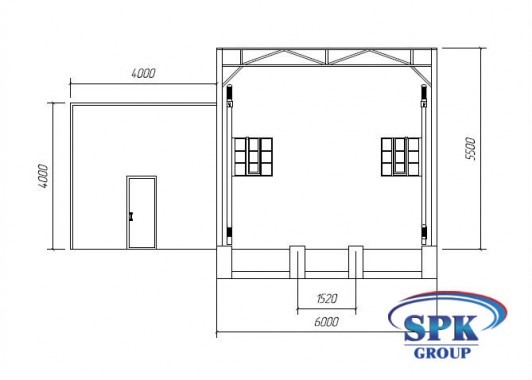 Окрасочно-сушильная камера тупикового типа SPK GROUP