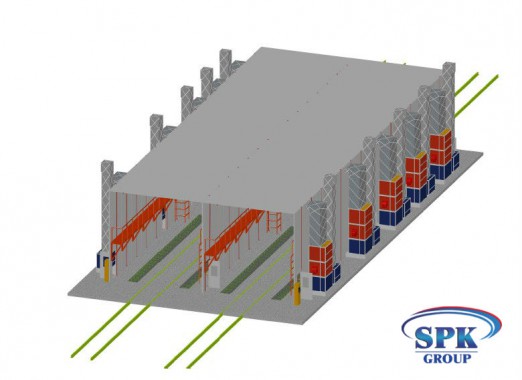 Комплекс окрасочно-сушильных камер с большой проходимостью SPK 32x14x6 Комплекс окрасочно-сушильных камер с большой проходимостью SPK GROUP
