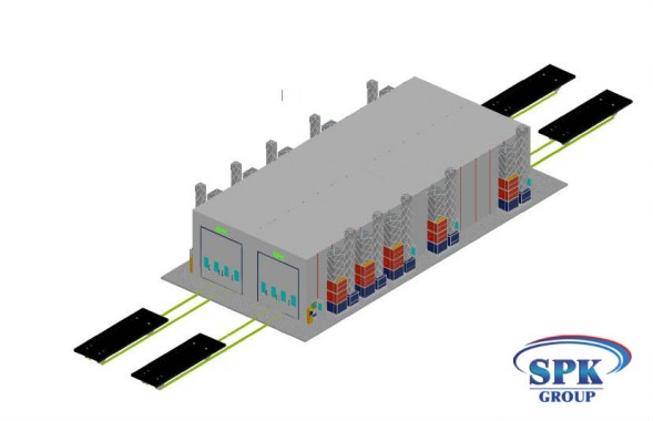 Комплекс окрасочно-сушильных камер с большой проходимостью SPK 32x14x6 Комплекс окрасочно-сушильных камер с большой проходимостью SPK GROUP