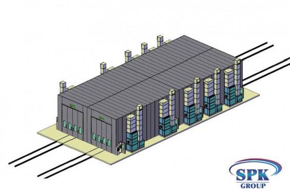 Комплекс окрасочно-сушильных камер с большой проходимостью SPK 32x14x6 Комплекс окрасочно-сушильных камер с большой проходимостью SPK GROUP